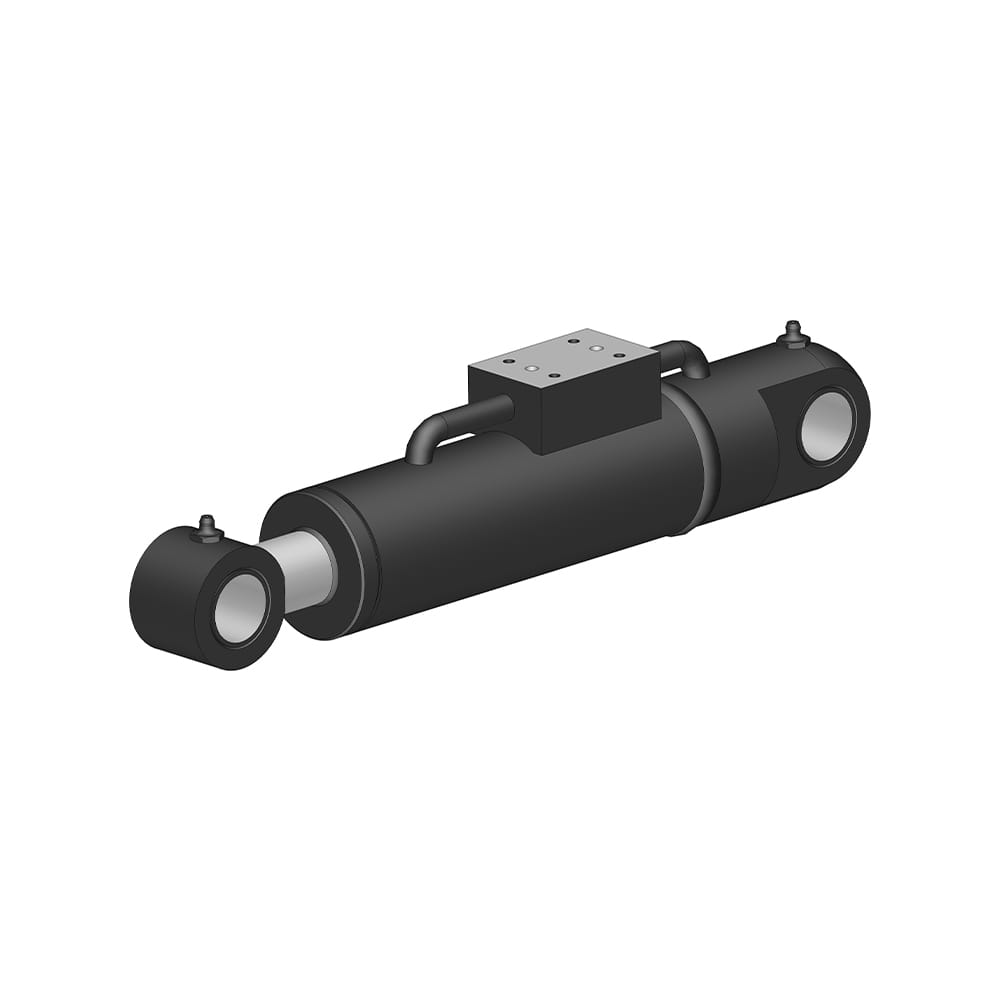 Bridge inspeksjon kjøretøy hydraulisk utjevningssylinder